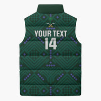 Custom Saudi Arabia Football Sleeveless Puffer Jacket 2026 Arabian Falcons Sporty Version - Wonder Print Shop