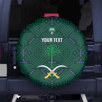 Custom Saudi Arabia Football Spare Tire Cover 2026 Arabian Falcons Sporty Version - Wonder Print Shop