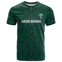 Custom Saudi Arabia Football T Shirt 2026 Arabian Falcons Sporty Version - Wonder Print Shop