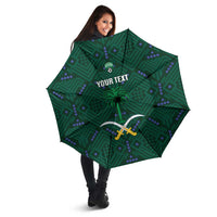 Custom Saudi Arabia Football Umbrella 2026 Arabian Falcons Sporty Version - Wonder Print Shop