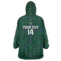 Custom Saudi Arabia Football Wearable Blanket Hoodie 2026 Arabian Falcons Sporty Version - Wonder Print Shop