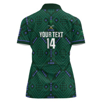 Custom Saudi Arabia Football Women Polo Shirt 2026 Arabian Falcons Sporty Version - Wonder Print Shop