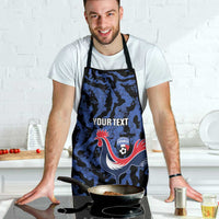 Custom France Football Apron 2026 Allez Les Bleus Rooster Grunge - Wonder Print Shop