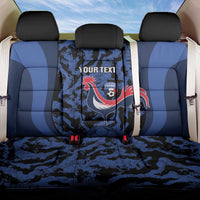 Custom France Football Back Car Seat Cover 2026 Allez Les Bleus Rooster Grunge - Wonder Print Shop
