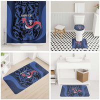 Custom France Football Bathroom Set 2026 Allez Les Bleus Rooster Grunge - Wonder Print Shop