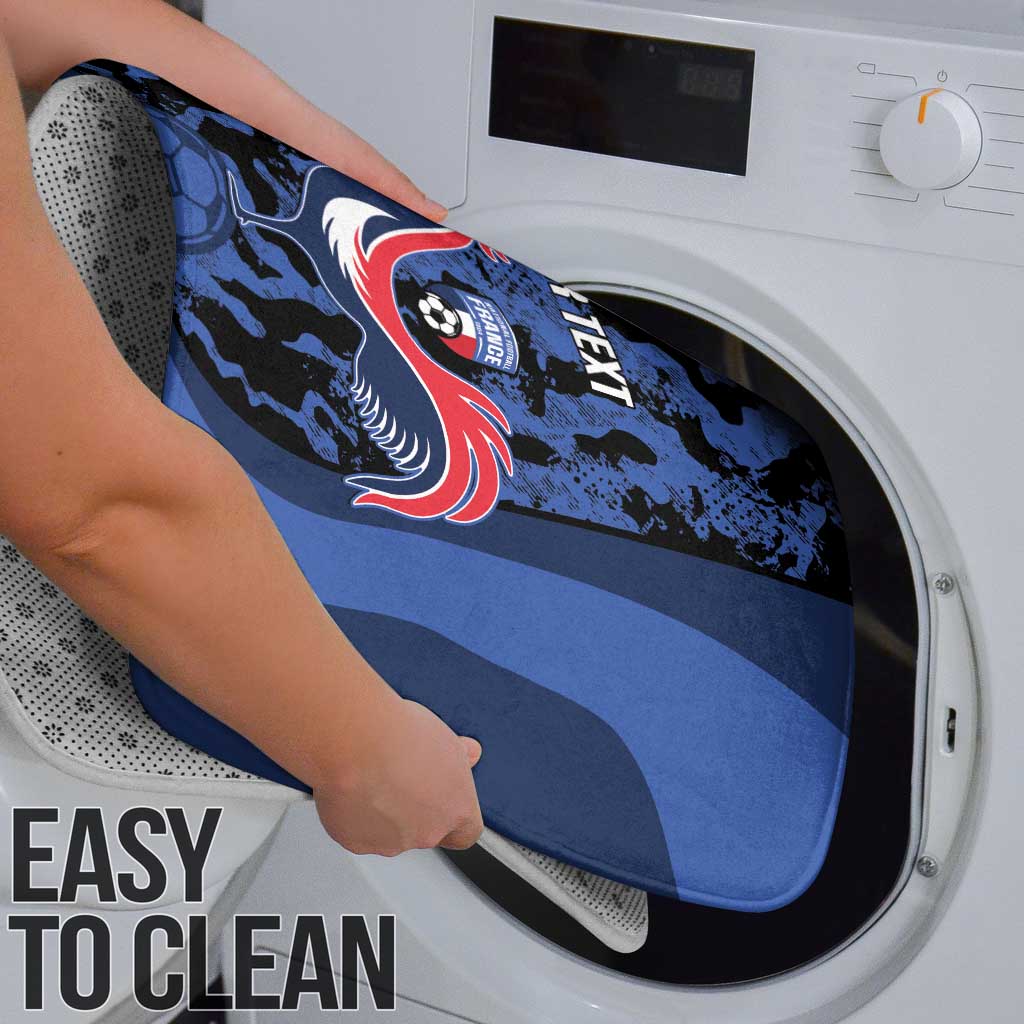 Custom France Football Bathroom Set 2026 Allez Les Bleus Rooster Grunge - Wonder Print Shop