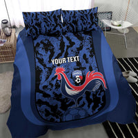 Custom France Football Bedding Set 2026 Allez Les Bleus Rooster Grunge - Wonder Print Shop