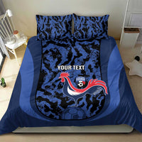 Custom France Football Bedding Set 2026 Allez Les Bleus Rooster Grunge - Wonder Print Shop