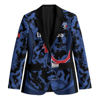 Custom France Football Blazer 2026 Allez Les Bleus Rooster Grunge - Wonder Print Shop