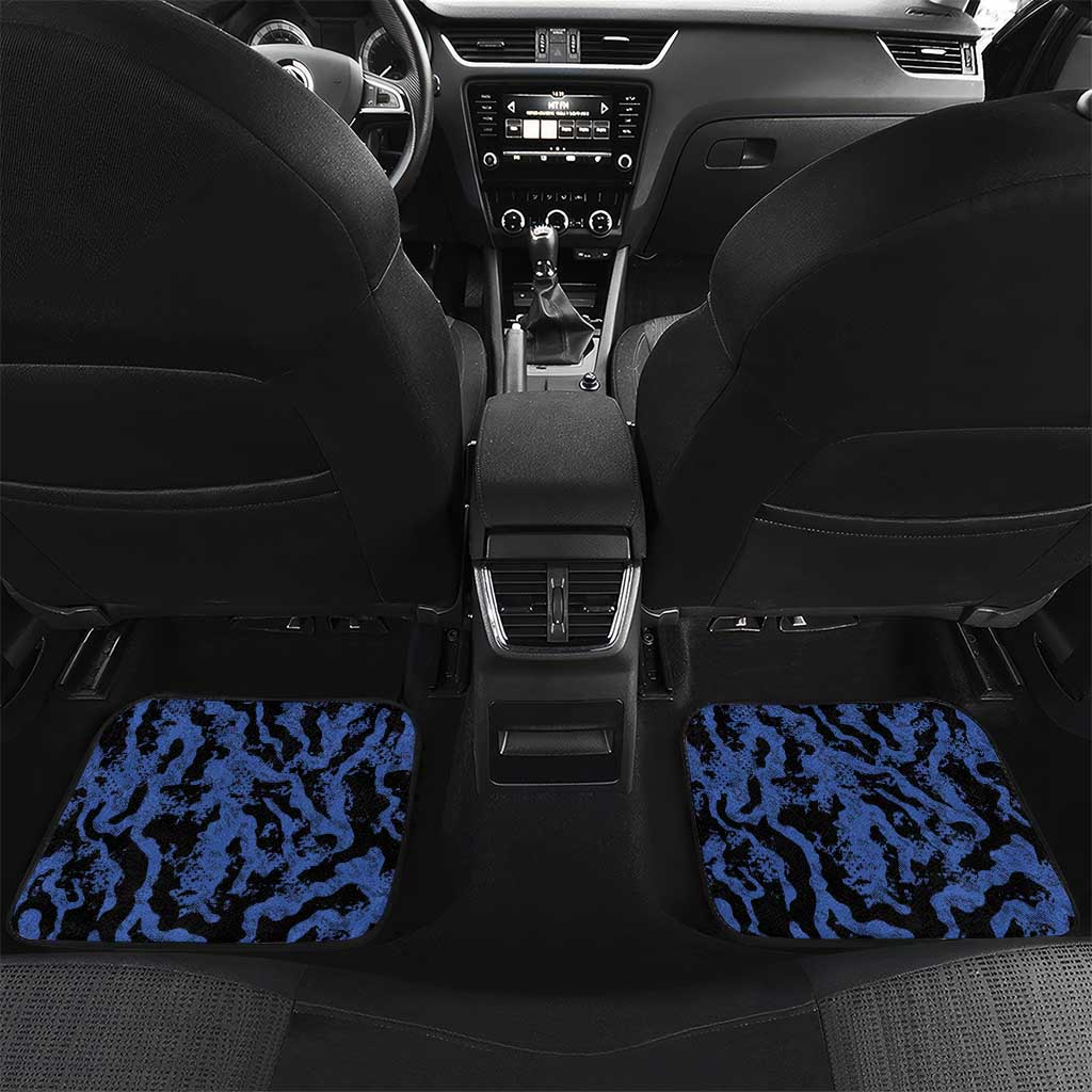 Custom France Football Car Mats 2026 Allez Les Bleus Rooster Grunge - Wonder Print Shop