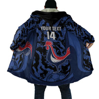 Custom France Football Cloak 2026 Allez Les Bleus Rooster Grunge - Wonder Print Shop