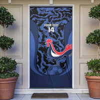 Custom France Football Door Cover 2026 Allez Les Bleus Rooster Grunge - Wonder Print Shop
