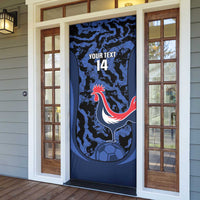 Custom France Football Door Cover 2026 Allez Les Bleus Rooster Grunge - Wonder Print Shop