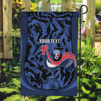 Custom France Football Garden Flag 2026 Allez Les Bleus Rooster Grunge - Wonder Print Shop