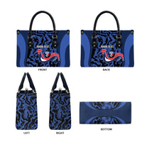 Custom France Football Leather Bag 2026 Allez Les Bleus Rooster Grunge - Wonder Print Shop