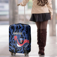 Custom France Football Luggage Cover 2026 Allez Les Bleus Rooster Grunge - Wonder Print Shop