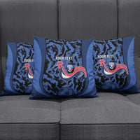 Custom France Football Pillow Cover 2026 Allez Les Bleus Rooster Grunge - Wonder Print Shop