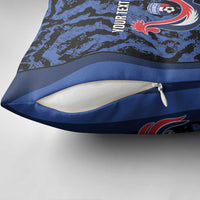 Custom France Football Pillow Cover 2026 Allez Les Bleus Rooster Grunge - Wonder Print Shop