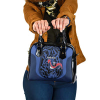 Custom France Football Shoulder Handbag 2026 Allez Les Bleus Rooster Grunge - Wonder Print Shop