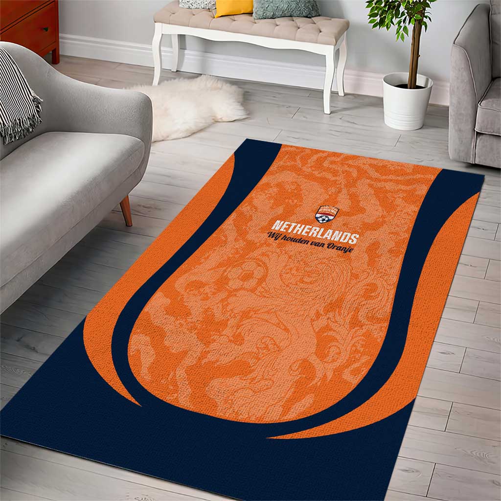 Netherlands Football Area Rug 2026 Come On Oranje - Wonder Print Shop