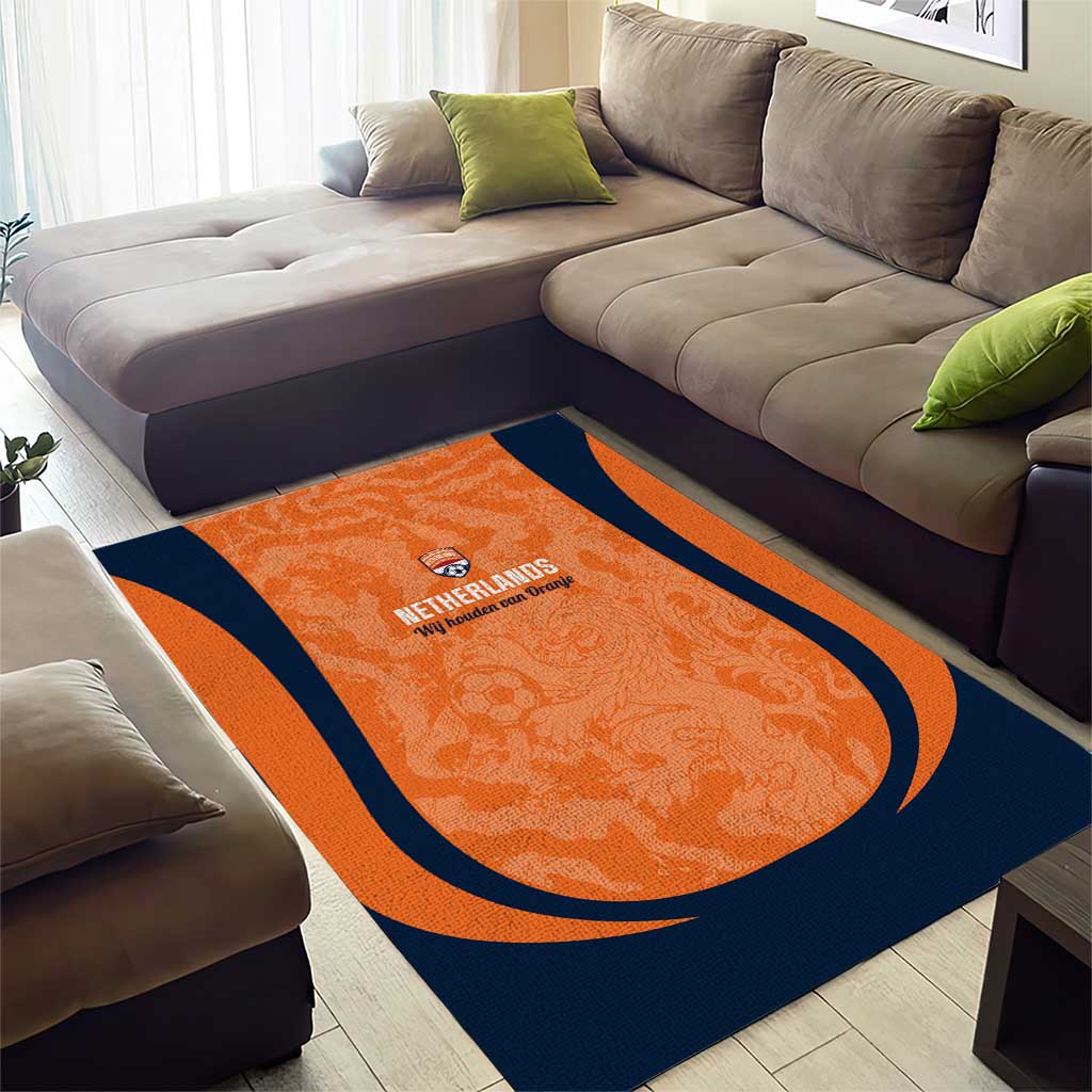 Netherlands Football Area Rug 2026 Come On Oranje - Wonder Print Shop