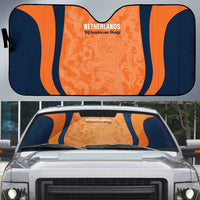 Netherlands Football Auto Sun Shade 2026 Come On Oranje - Wonder Print Shop
