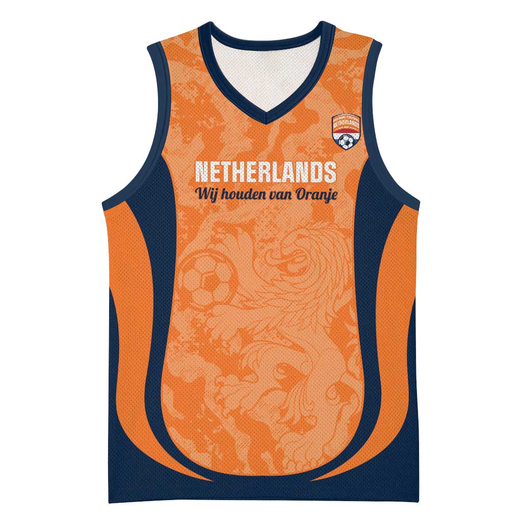 Custom Netherlands Football Basketball Jersey 2026 Come On Oranje - Wonder Print Shop