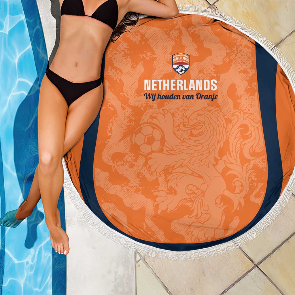 Netherlands Football Beach Blanket 2026 Come On Oranje - Wonder Print Shop