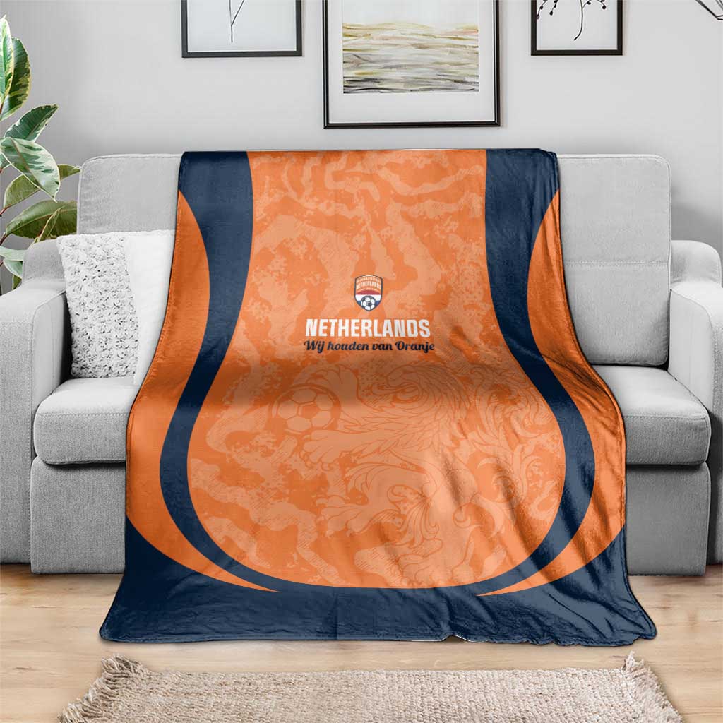 Netherlands Football Blanket 2026 Come On Oranje - Wonder Print Shop