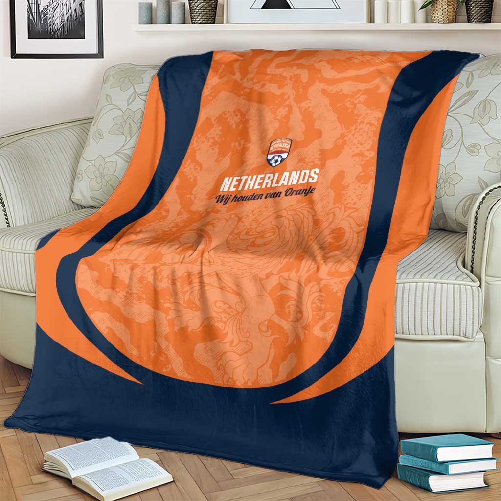 Netherlands Football Blanket 2026 Come On Oranje - Wonder Print Shop