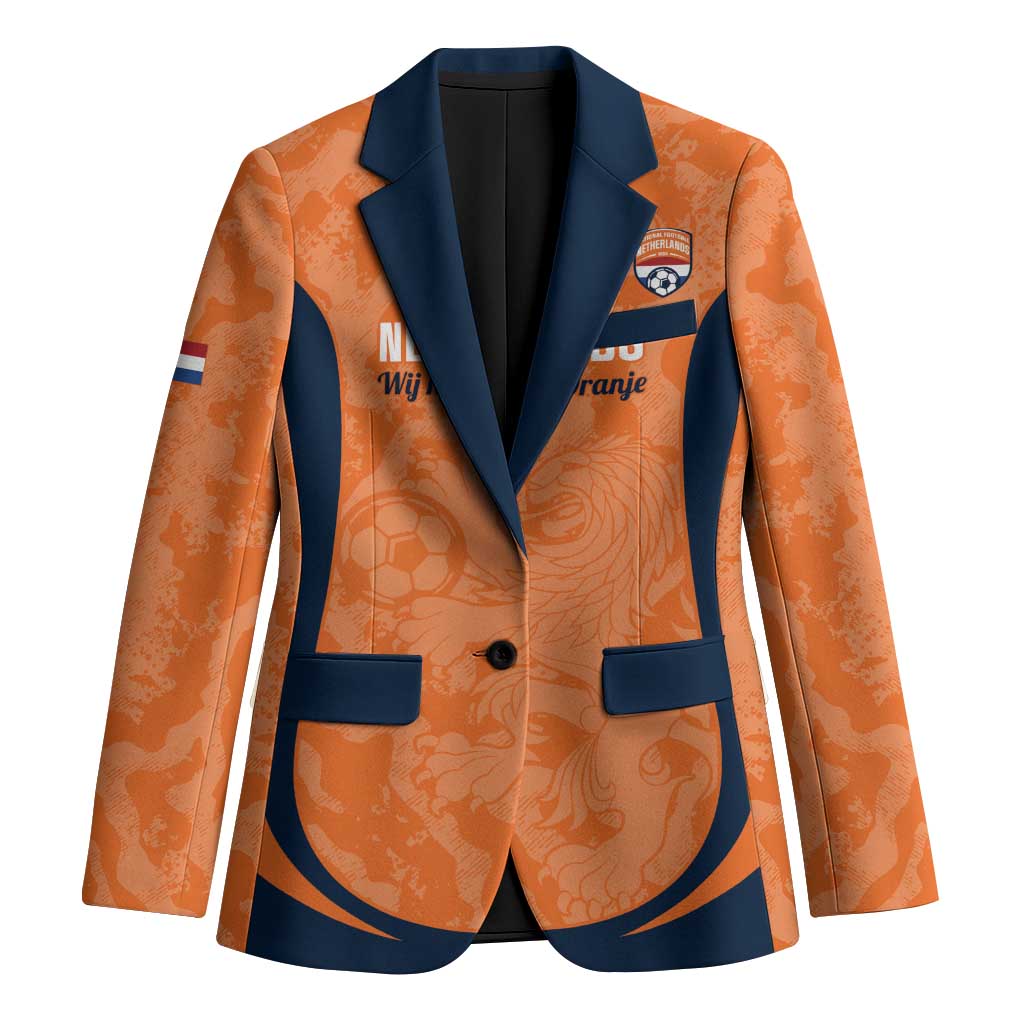 Custom Netherlands Football Blazer 2026 Come On Oranje - Wonder Print Shop