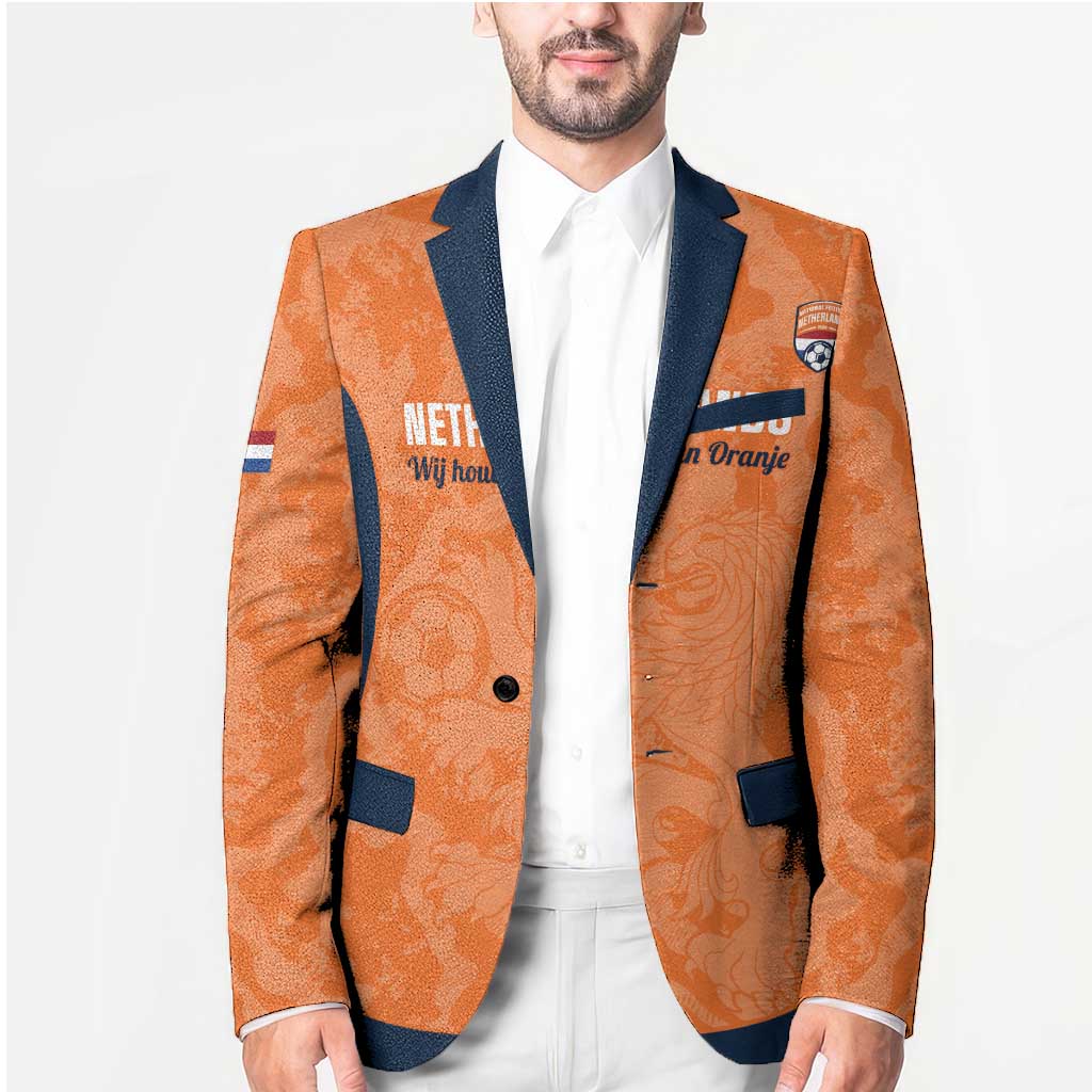 Custom Netherlands Football Blazer 2026 Come On Oranje - Wonder Print Shop