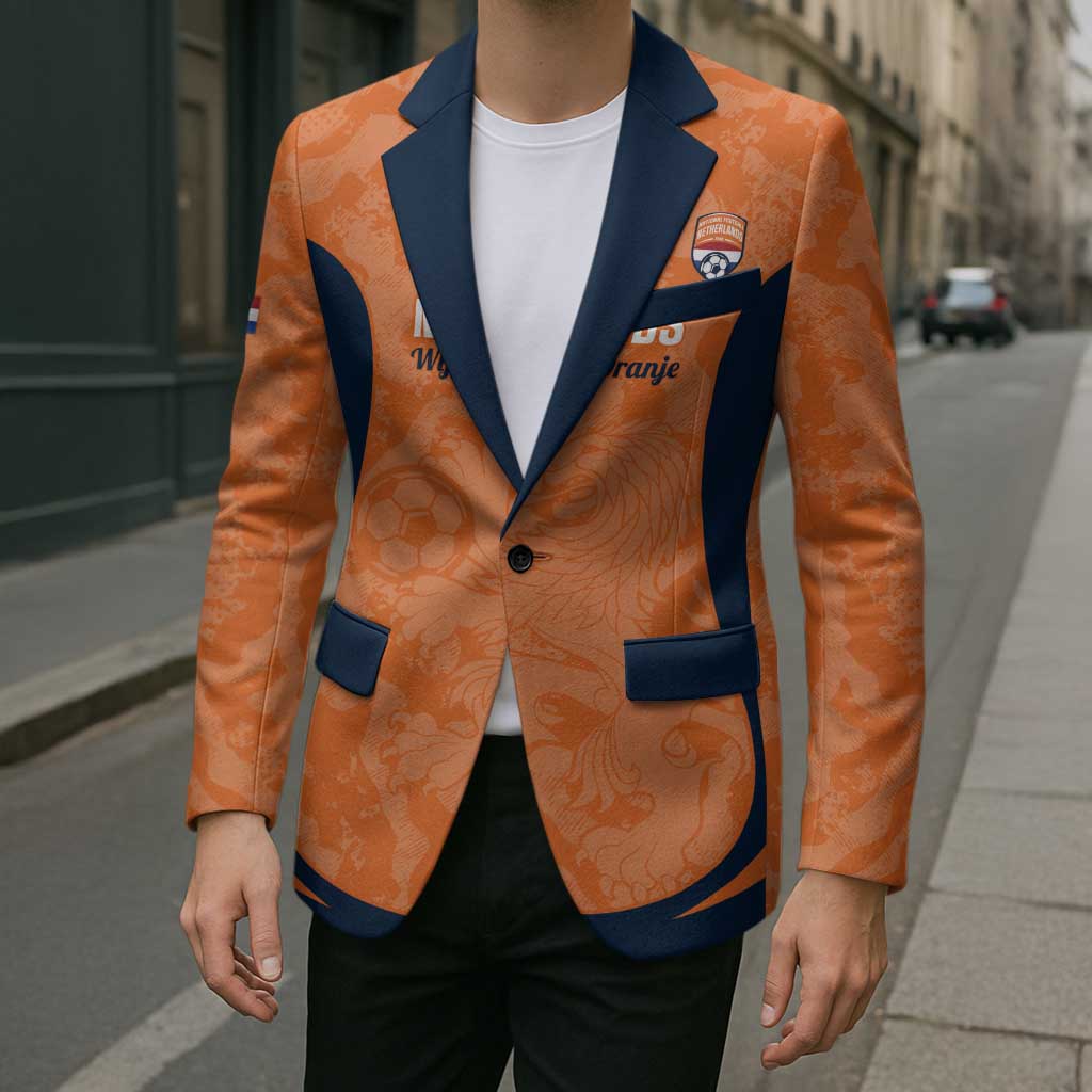 Custom Netherlands Football Blazer 2026 Come On Oranje - Wonder Print Shop