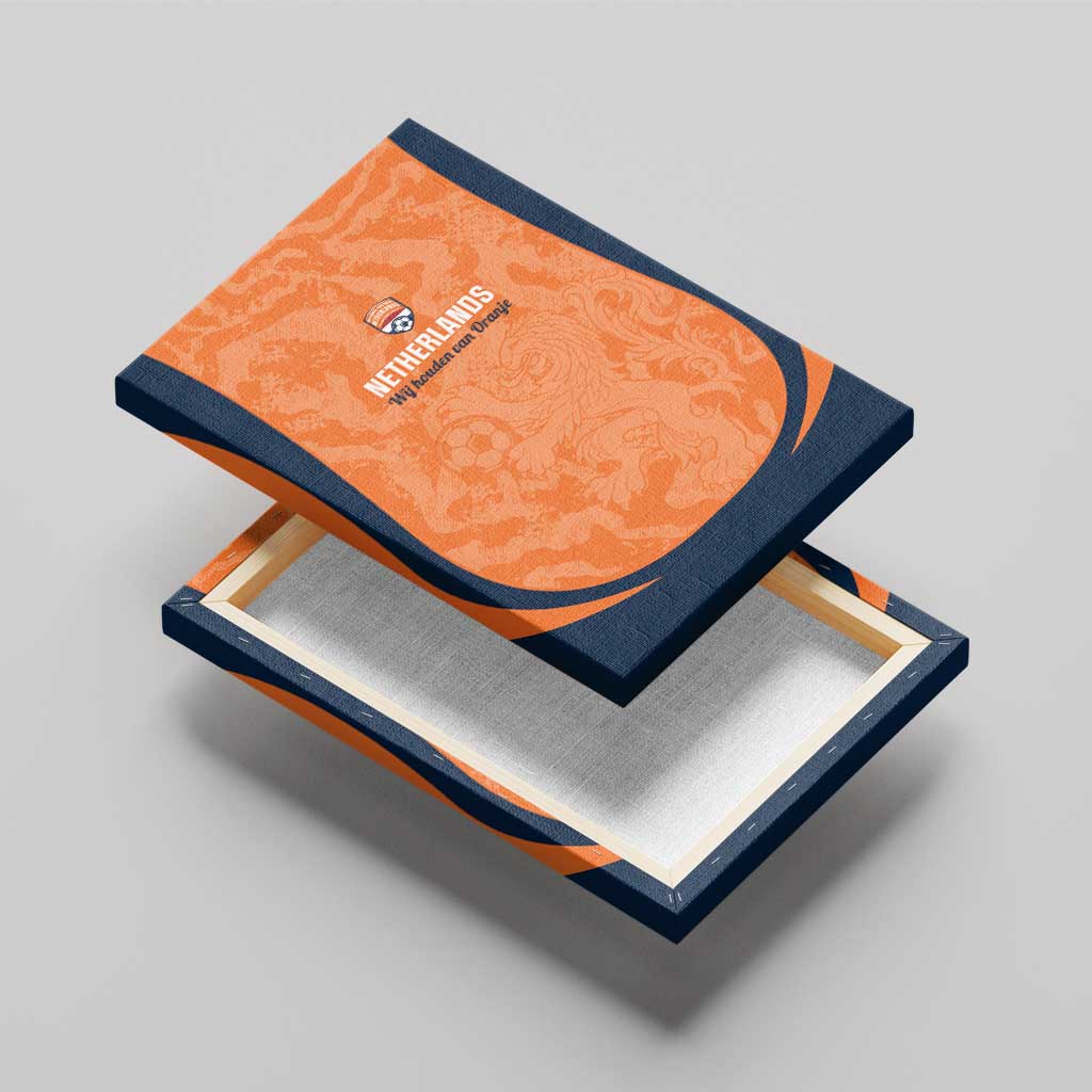 Netherlands Football Canvas Wall Art 2026 Come On Oranje - Wonder Print Shop