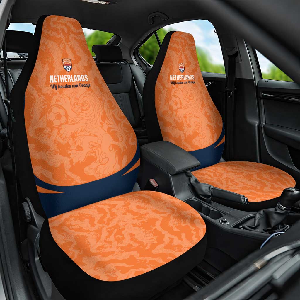 Netherlands Football Car Seat Cover 2026 Come On Oranje - Wonder Print Shop