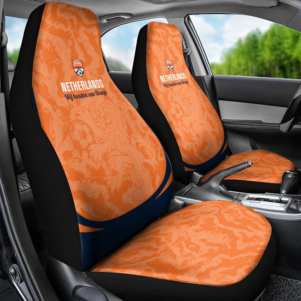 Netherlands Football Car Seat Cover 2026 Come On Oranje - Wonder Print Shop