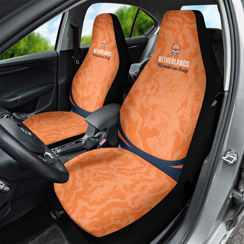 Netherlands Football Car Seat Cover 2026 Come On Oranje - Wonder Print Shop