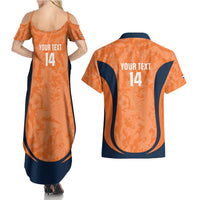 Custom Netherlands Football Couples Matching Summer Maxi Dress and Hawaiian Shirt 2026 Come On Oranje - Wonder Print Shop