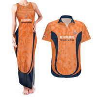 Custom Netherlands Football Couples Matching Tank Maxi Dress and Hawaiian Shirt 2026 Come On Oranje - Wonder Print Shop
