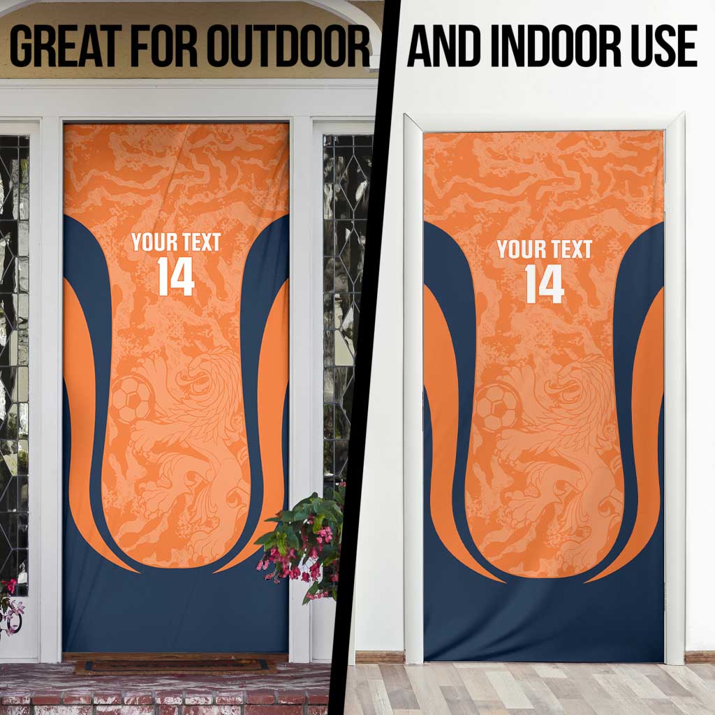 Custom Netherlands Football Door Cover 2026 Come On Oranje - Wonder Print Shop