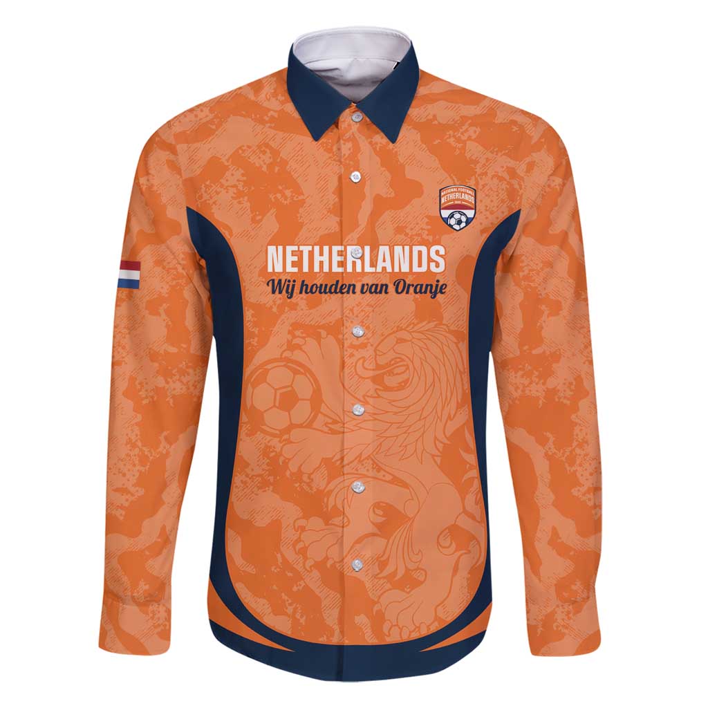 Custom Netherlands Football Family Matching Long Sleeve Bodycon Dress and Hawaiian Shirt 2026 Come On Oranje - Wonder Print Shop