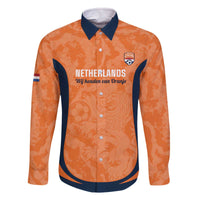 Custom Netherlands Football Family Matching Off The Shoulder Long Sleeve Dress and Hawaiian Shirt 2026 Come On Oranje - Wonder Print Shop