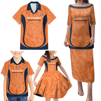 Custom Netherlands Football Family Matching Puletasi and Hawaiian Shirt 2026 Come On Oranje - Wonder Print Shop