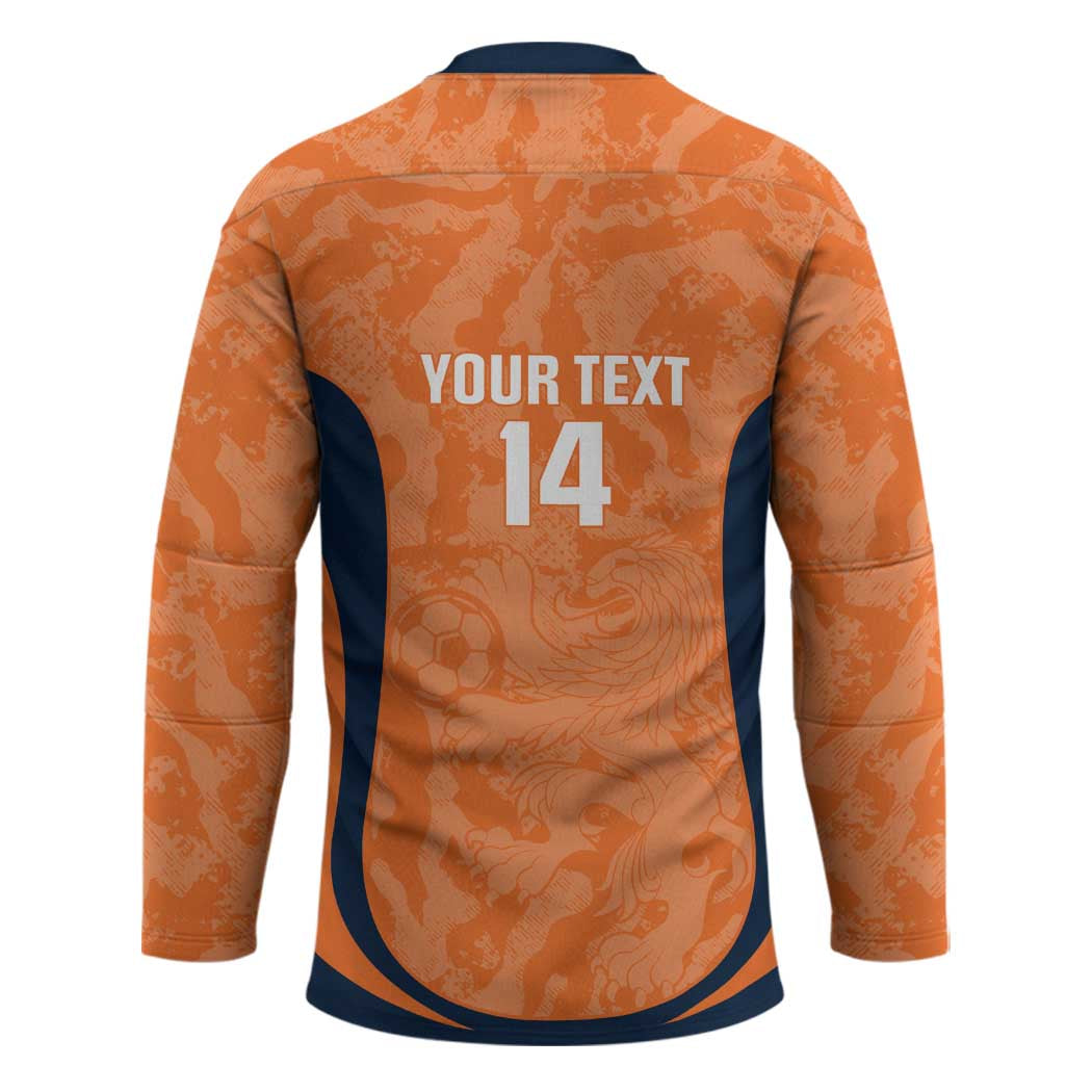 Custom Netherlands Football Hockey Jersey 2026 Come On Oranje - Wonder Print Shop