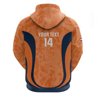 Custom Netherlands Football Hoodie 2026 Come On Oranje - Wonder Print Shop