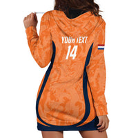 Custom Netherlands Football Hoodie Dress 2026 Come On Oranje - Wonder Print Shop
