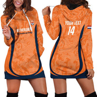 Custom Netherlands Football Hoodie Dress 2026 Come On Oranje - Wonder Print Shop