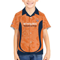 Custom Netherlands Football Kid Hawaiian Shirt 2026 Come On Oranje - Wonder Print Shop