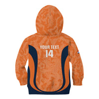 Custom Netherlands Football Kid Hoodie 2026 Come On Oranje - Wonder Print Shop