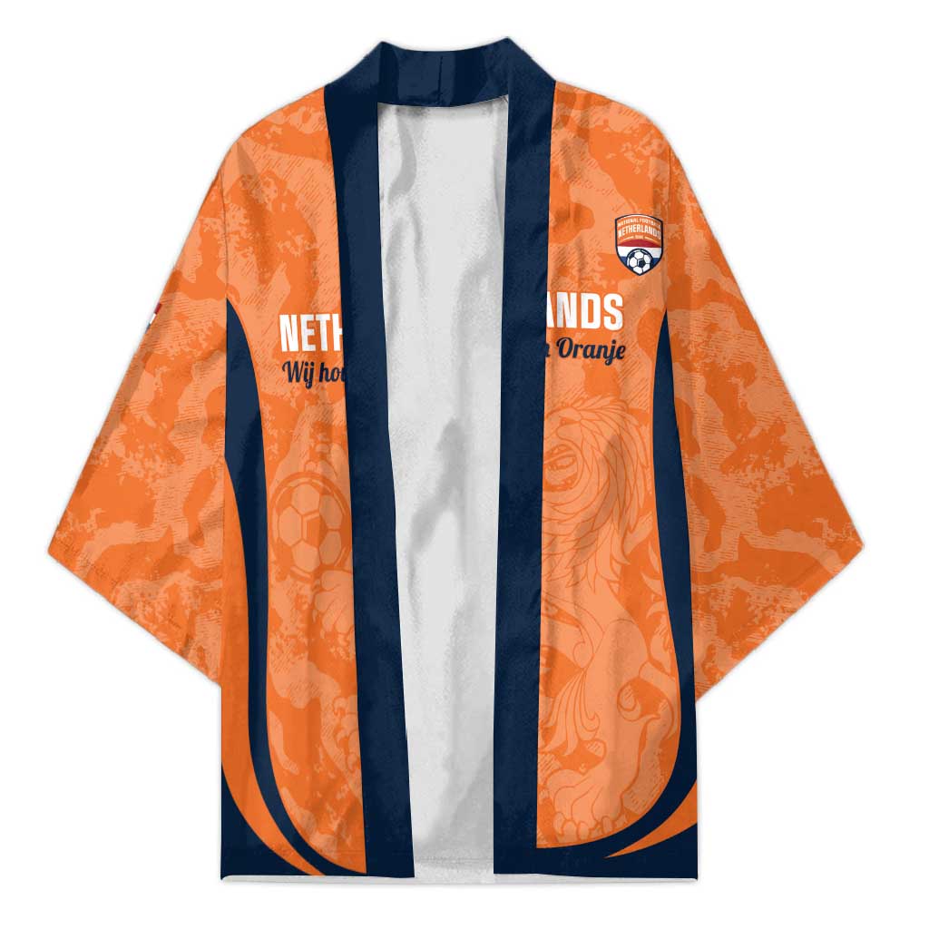 Custom Netherlands Football Kimono 2026 Come On Oranje - Wonder Print Shop